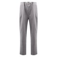 thumbnail image 4 of VEKDONE Womens Cotton Linen Long Pants Gray L, 4 of 4