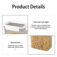 thumbnail image 5 of SuoKom Airtight Cereal Storage Container, Clear 2.3L Airtight Kitchen Food Storage Container with Lids for Grain, Sugar, Flour, Rice, Nut, Snacks, 5 of 5