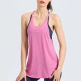 thumbnail image 2 of Chbgutlmr Workout Tops for Women U Neck Sleeveless Solid Color Racerback Athletic Gym Yoga Tops Camis, 2 of 4