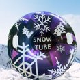thumbnail image 1 of LJNYFDC Anneau Gonflable de Planche à Neige, Tube de Neige Gonflable Robuste, Traîneau à Double Poignées, Valve Résistante aux Fuites, Jouet d'Hiver pour Enfants et Adultes, 1 of 5