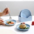 thumbnail image 4 of Tyidzon Creatives Shells Smalls Plates Desktop Spit Bones Garbage Crumbss Tray Plates Home Loading Snacks Nut Plates Tableware Set Food Tray, 4 of 6