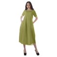 thumbnail image 4 of Moomaya Robes d'Été Imprimées Décontractées pour Femmes, Robes de Cocktail, Vêtements de Mariage, 4 of 5