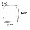 thumbnail image 4 of Palmer Fixture TD0208-02A Mechanical Auto-Cut Roll Towel, Black Translucent, 4 of 4