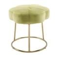 thumbnail image 1 of Tabouret d'appoint de coiffeuse Sabine, vert, 1 of 8