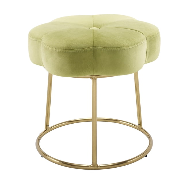 Tabouret d'appoint de coiffeuse Sabine, vert