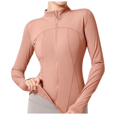 Women'S Slim Fit Full Zip Athletic Running Sports Workout Jacket With Pockets Women'S Casual Jackets Xxl