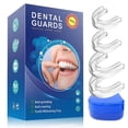thumbnail image 1 of 4 Pcs Protège-Dents pour Dormir la Nuit, Protège-Dents Réutilisables pour Serrer les Dents la Nuit, 1 of 6