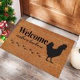 thumbnail image 3 of Coir Doormat Outdoor Spring Welcome Mats for Front Door Waterproof Indoor Rug Carpet Mats for Home Welcome Mat Outdoor Indoor for Entryway Front Door Patio Porch, Indoor Outdoor, 16x24 Inch WELCOME, 3 of 3
