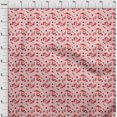 thumbnail image 4 of oneOone Cotton Cambric Red Fabric Abstract Floral Sewing Craft Projects Fabric Prints By Yard 56 Inch Wide, 4 of 4