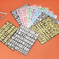 thumbnail image 4 of 912Pack 12Sheets Glitter Letter Stickers Self-Adhesive Alphabet Sticker Pink, 4 of 6