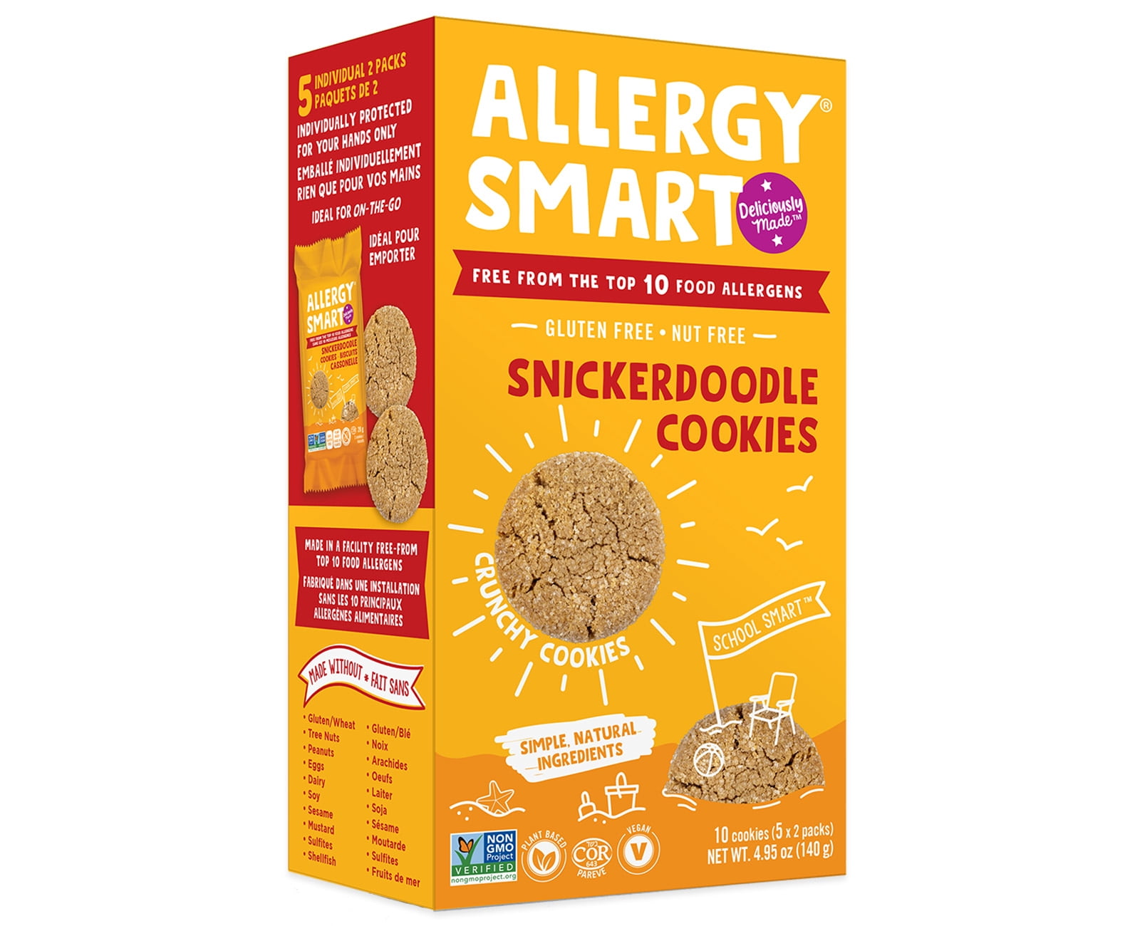Allergy Smart Snickerdoodle Cookie 140g