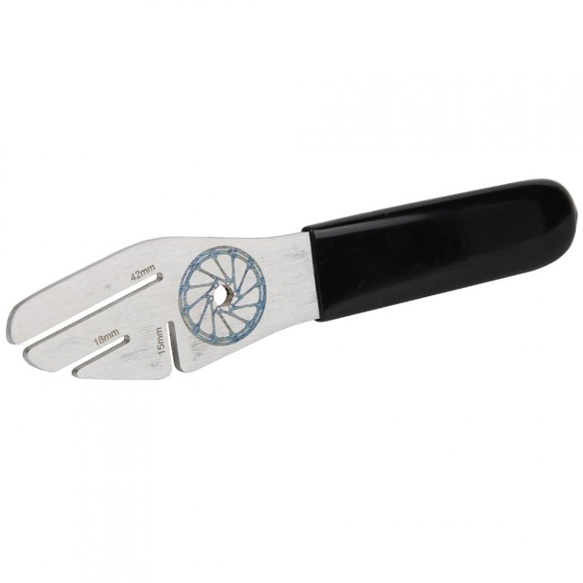 Chamfer Designed Bike Disc Brake Truing Tool, Bicycle Disc Truing Wrench, Comfortable Hand Feeling For Outdoor Maintenance Bicycle Repair Tool
