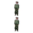thumbnail image 2 of Ruiboury Durable And Essential Gear Beekeeping Suit Lightweight And Universal Easy To Ventilated Jacket For Beekeeper green camo L 2Set, 2 of 6