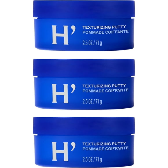 Harry's Texturizing Hair Putty - Natural Hold Hair Putty for Men - Texturizing - Matte Finish - Long-Lasting - No-Fuss Styling - 2.5 oz - 3 Pack