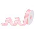 thumbnail image 1 of Unique Bargains 1 Inch 50 Yard Wide Satin Ribbon with Gold Edges Grosgrain Fabric Ribbon for Gift Wrapping, Pink, 1 of 7