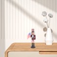 thumbnail image 2 of Miangastore 1pc Classic Wooden Walnut Soldier Nutcracker Puppet Soldier Toys Desktop, 2 of 9