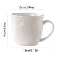 thumbnail image 3 of Hearth & Gear Cute 3D Animal White Ceramic Coffee Mug – Adorable Cartoon Design For Kids And Adults Tumbler Coffee Mug Coffee Mugs with inside And Mug Set Glasses Kitchen Rabbit Tumbler Set Wooden, 3 of 5