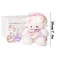 thumbnail image 3 of ‌Sheep Plush Toy - Dress-Up Lamb Plush Toy 11.4 Inches with Removable Outfit & Handbag - Ultra-Soft Stuffed Animal Gift for Valentine's/Birthday, Machine-Washable(Including Gift Box), 3 of 6