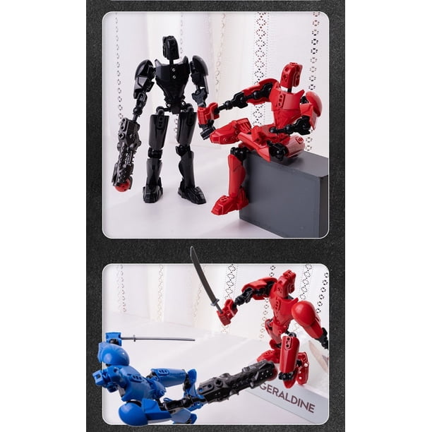 Générique Les Figurines d'action pour garçons,Le Jouet Robot de Bureau avec des articulations Mobiles | des Petites Figurines d'action - pour Amis, Anime, Film, Anniversaire et Noël
