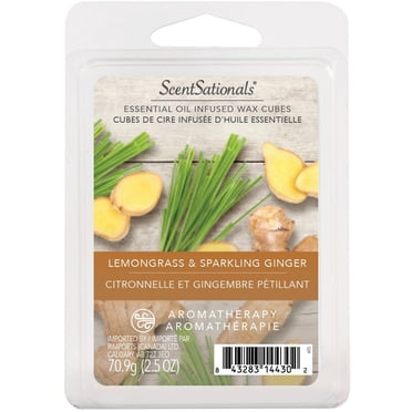 ScentSationals Scented Wax Cubes - Lemongrass & Sparkling Ginger