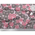 thumbnail image 3 of Soimoi Georgette Viscose Fabric Artistic Flower Print Fabric by Yard 42 Inch Wide, 3 of 3