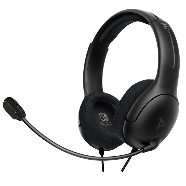 Casque filaire AIRLITE: Noir Pour Nintendo Switch, Nintendo Switch - OLED Model, et Nintendo Switch Lite