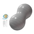 thumbnail image 2 of Almencla Peanut Ball Core Strength Training Fitness Exercise Ball for Home Gym Office Sliver, 2 of 8
