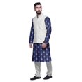 thumbnail image 2 of Atasi Ensemble Kurta Pyjama Ethnique Classique à Manches Longues Imprimé pour Hommes Tenue Décontractée, 2 of 5