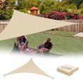 thumbnail image 1 of Sun Shade Triangle Sun Shade 95% Block For Patio Backyard Garden Outdoor Activities With Fixing Kit Microfiber Sofa Cover Garden Blanket L Shape Couch Cover, 1 of 3