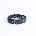 thumbnail image 1 of ATHENS Leather Dog Collar Multi- Row Rhinestones, 1 of 4
