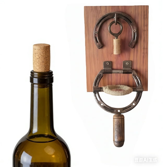 Saddle Lever Corkscrew And Smooth Edge Can Opener With Ergonomic Handle For Effortless Kitchen Tasks