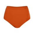 thumbnail image 3 of Women Bikini Bottoms High Waist Retro Basic Full Coverage Skin Friendly Beach Swimwear, 3 of 4
