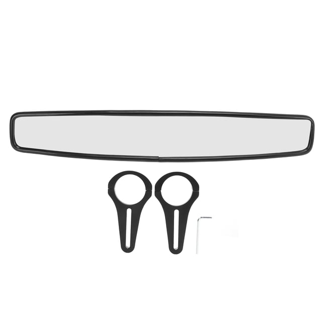 Convex Mirror, Strong Lasting Rear View Race Mirror Clear Image With 1.75in-2in Clamp For Truck For ATV For Tractor Replacement For Teryx4TM CAMO 2014-2016
