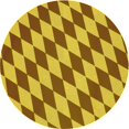 thumbnail image 1 of Ahgly Company Tapis Rond Lavable en Machine Intérieur Transitionnel Acajou Brun, 4 Pieds Rond, 1 of 7