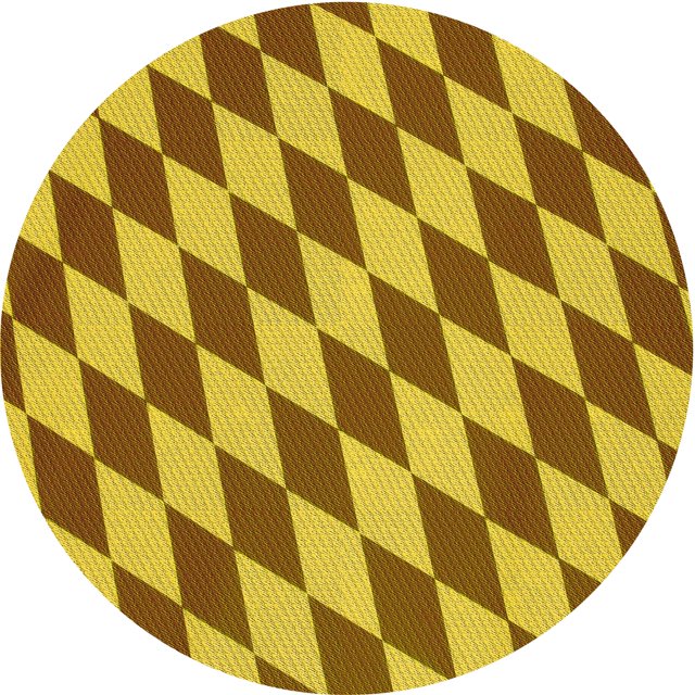 Ahgly Company Tapis Rond Lavable en Machine Intérieur Transitionnel Acajou Brun, 4 Pieds Rond