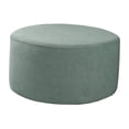 thumbnail image 2 of Housse Ronde pour Pouf Protège-Pouf Housses Rangement Tabouret Housses de Pouf Vert, 2 of 8