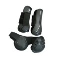 thumbnail image 2 of S SERENABLE 4 Pcs Bottes de Tendon de Cheval pour Obstacles de Saut Équitation Sportive TG, 2 of 9