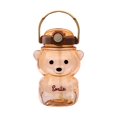 thumbnail image 3 of DOLITY Tasse à Boire Portable Réutilisable Mignonne Grand Ouverture Bouteille Paille Ours Mignon 1000ml Café, 3 of 9
