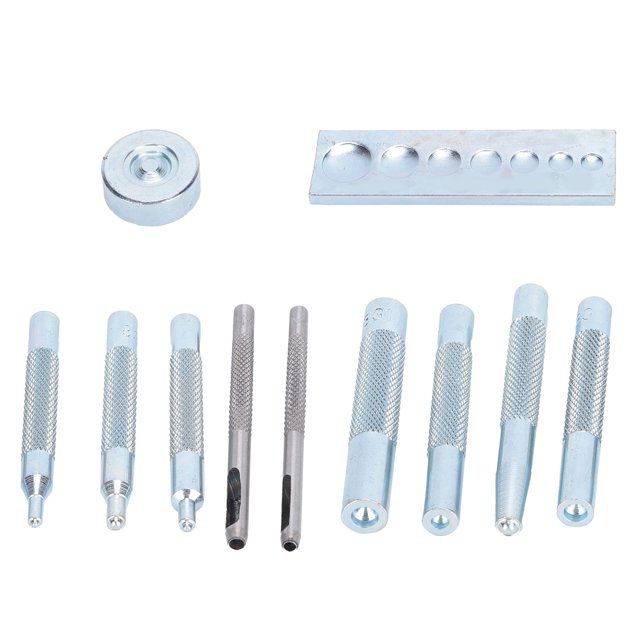 Herwey Eyelet Die Punch Tool Hole Set Snap Rivet Setter Base Leather Craft Kit Hardware,Leather Craft Accessories,Snap Rivet Setter