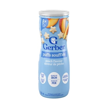 GERBER Puffs Peach Baby Snacks