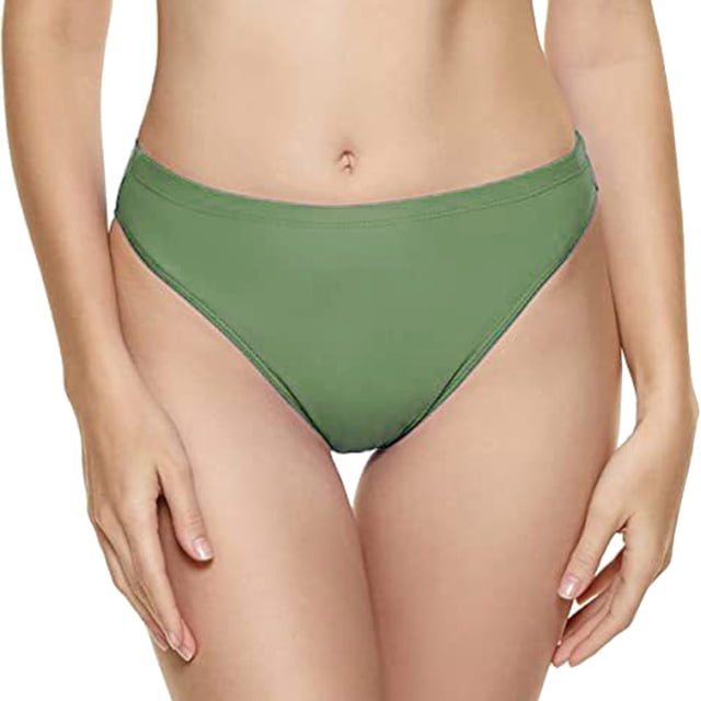 B91xZ Robe de Bain à Taille Mi-Haute avec Ceinture pour Femmes, Bas de Maillot Froncé, AG m