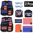 thumbnail image 1 of 2 Tactical Vest Jacket Set Nerf N-Strike Elite Set, Kids Nerf Vest, Tactical Vest, Nerf Accessories Set Kids Tactical Vest with 80 Darts Refill Pack for Nerf Guns N-Strike, 1 of 5