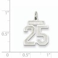 thumbnail image 2 of Pendentif Breloque en Argent Sterling 925 Numéro 25, 2 of 6