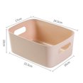 thumbnail image 1 of Handle Desktop Baskets Desktop Baskets Organizer Bin Cosmetic Storage Box Desktop Sundries Organizer Household Kitchen Storage Container Desktop Storage Basket PP Cosmetic Storages, 1 of 2