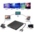 thumbnail image 5 of External Blu-ray Burner, USB3.0+Type-C Laptop Desktop Universal BD/DVD/CD Burning 5 in 1 Card Reader, Multi-function Optical Drive - Black (Blu-ray Burning), 5 of 5