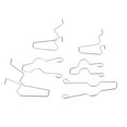 thumbnail image 3 of Pince à Ressort de Retenue d'Ampoule, Haute Résistance 5ZHSFULLKIT Lampe Hoder Acier 6pcs/set pour H1 H3 H4 H7 Ampoules, 3 of 8