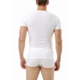thumbnail image 3 of Underworks Mens Microfiber V-Neck Light Compression T-Shirt, 3 of 5