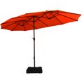 thumbnail image 2 of Patiojoy Parasol de Patio Extérieur Double Face de 15 Pi Pare-Soleil avec Base, 2 of 9