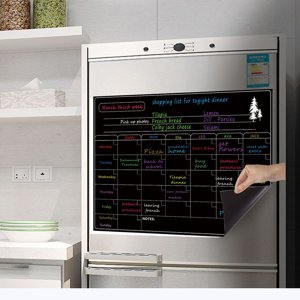 Calendrier Stickers Frigidateur de tableau blanc Frigidier de cuisine Tableau blanc pour horaire mensuel hebdomadaire Planificateur quotidien à faire Liste