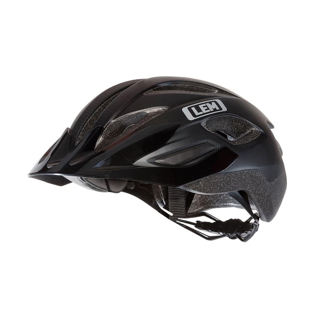 Boulevard GelMotion® Bike Helmet by LEM Helmets, designed for urban and recreational cycling. Features a sleek black design, superior ventilation, EPS technology for impact management, and a custom fit system for comfort. Ideal as a commuter helmet with advanced rotational impact protection.
